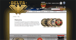 Desktop Screenshot of deltachallengecoins.com